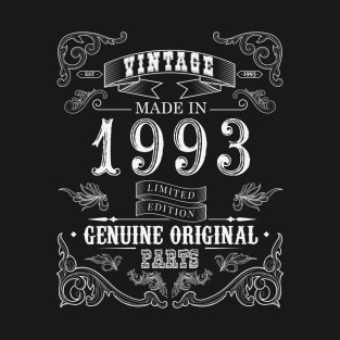 28 Year Old, Limited Edition | Vintage 1993 Birthday Gift T-Shirt