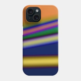 blue yellow orange texture art Phone Case