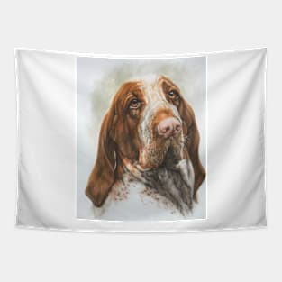 Bracco Italiano in Color Tapestry