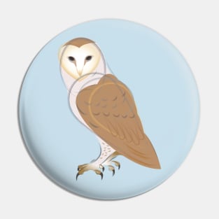 Barn owl Pin