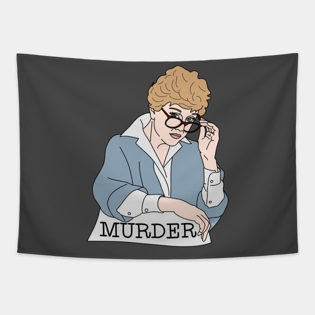 Murder! Tapestry by thecompassrose