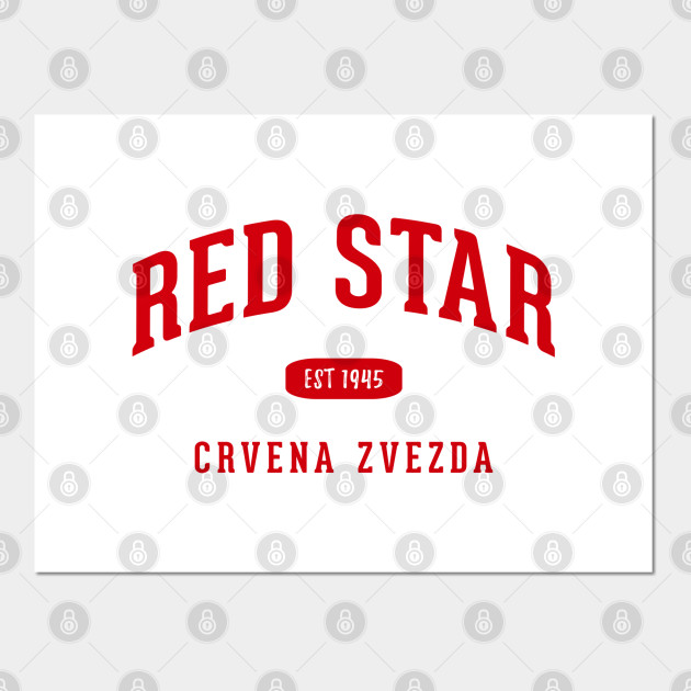 Red Star Belgrade Red Star Belgrade Posters And Art Prints Teepublic Uk