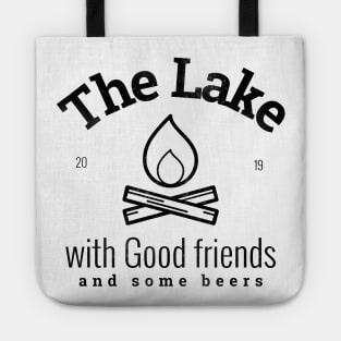 The Lake with good friends and some beers Tote