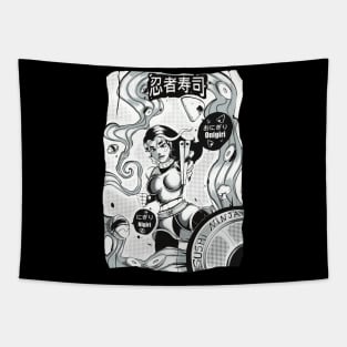 Sushi Ninja! Tapestry