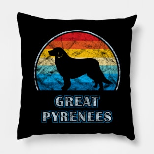 Great Pyrenees Vintage Design Dog Pillow