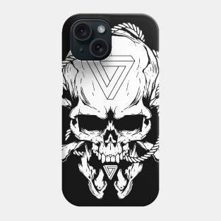 Antichrist Skull Phone Case