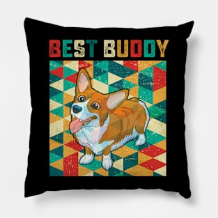 Best Buddy Corgi Pillow