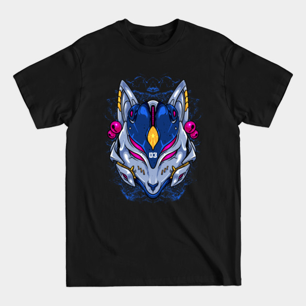 oni mask 03 - Nine Tailed Fox - T-Shirt