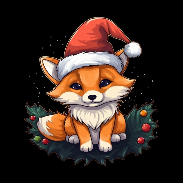 Red Fox Christmas by JH Mart