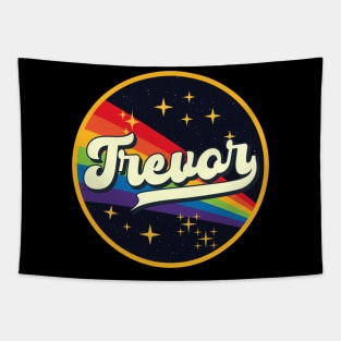 Trevor // Rainbow In Space Vintage Style Tapestry