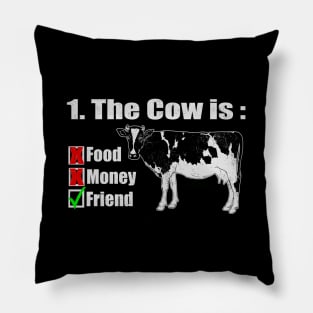 The Cow is a friend Pillow