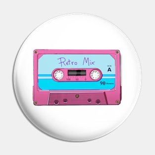 Retro cassette tape Pin