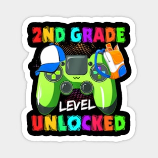 2Nd Grade Level Unlocked Back To School Supplies Magnet