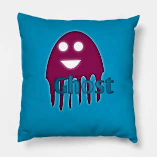 red ghost Pillow