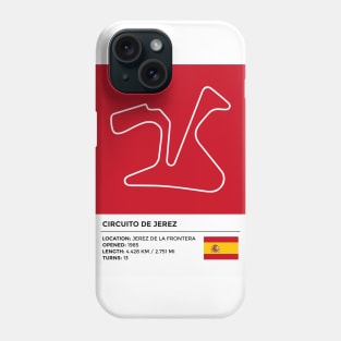 Circuito de Jerez [info] Phone Case