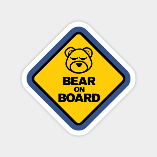 Bear On Board Magnet