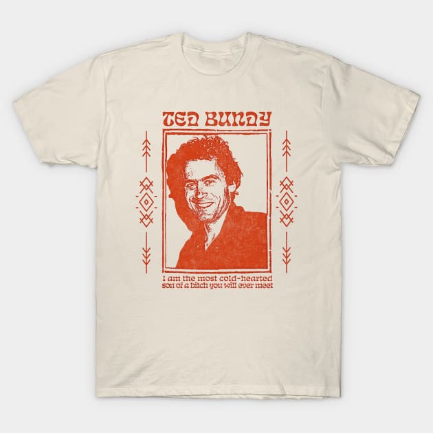 mærke fysisk godtgørelse Ted Bundy //-----// Original Vintage Look Design - Ted Bundy - T-Shirt |  TeePublic