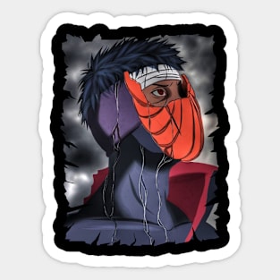 Uchiha Obito, Tobi #2 Sticker by Nguyen Hai - Fine Art America