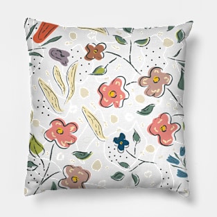 Floral Pattern Pillow