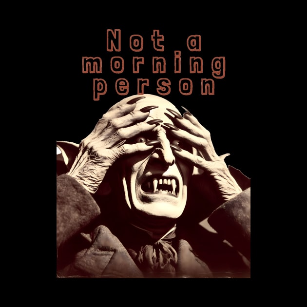 Not a morning person vampire by NightvisionDesign