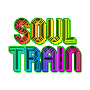 Soul Train Rainbow Neon T-Shirt