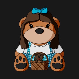 Oz Dorothy and Toto Teddy Bear T-Shirt