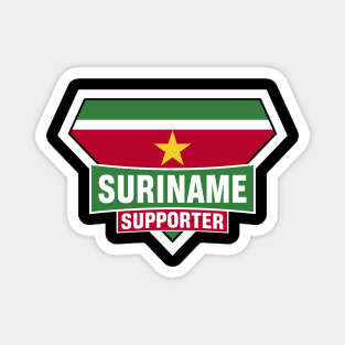 Suriname Super Flag Supporter Magnet