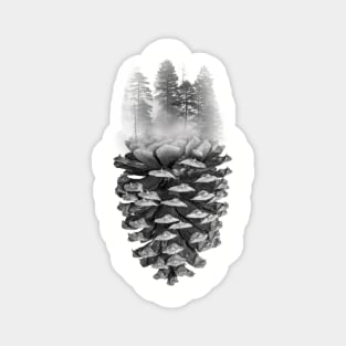 Pine Cone Forest Magnet