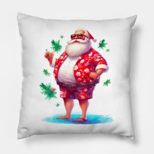 Santa Claus in July #5 Pillow