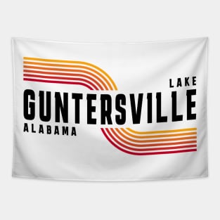 Lake Guntersville 80's Retro Tapestry