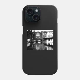 Gas street basin and canal Birmingham uk Phone Case