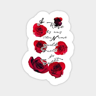 A Rose by any other Name Magnet