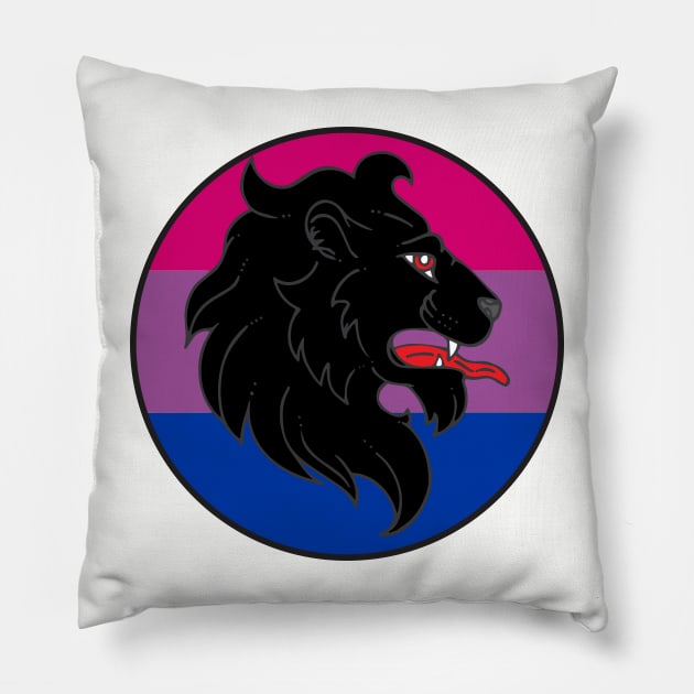 An Tir Pride - Bisexual- Populace Badge Style 1 Pillow by Yotebeth