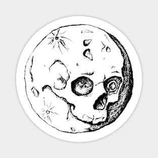 Skull Moon Magnet