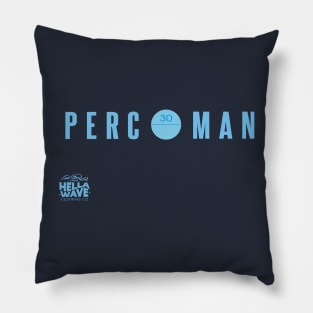 Perc Man 30 Blue OG Design Pillow