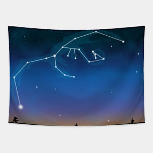 Sunrise Dragon Constellation Tapestry