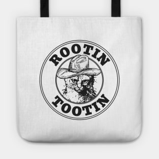 rootin tootin cowboy cat Tote