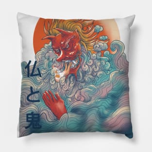 Oni budha Pillow