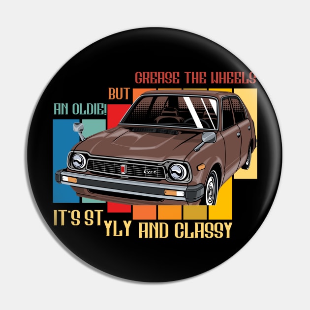 An Oldie! Grease The Wheels It Is Still Styly and Classy Pin by Praizes