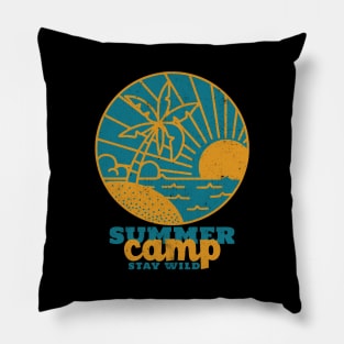 Summer camp stay wild Pillow