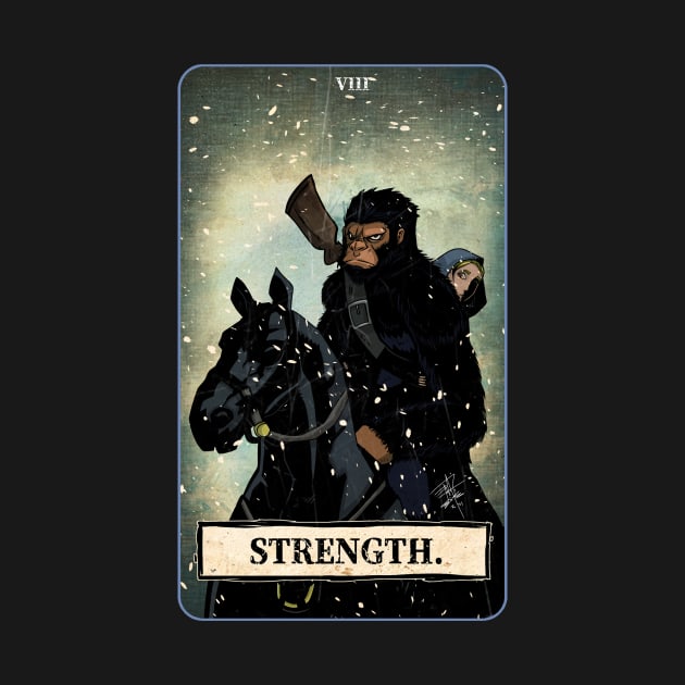 TAROT VIII - STRENGTH by AyAyRonM