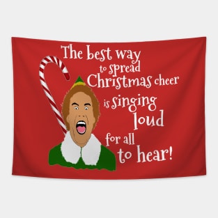 Elf Funny Quotes Tapestry