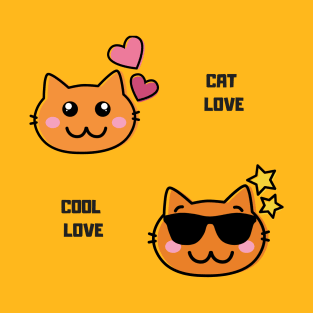Cool Cat Love T-Shirt