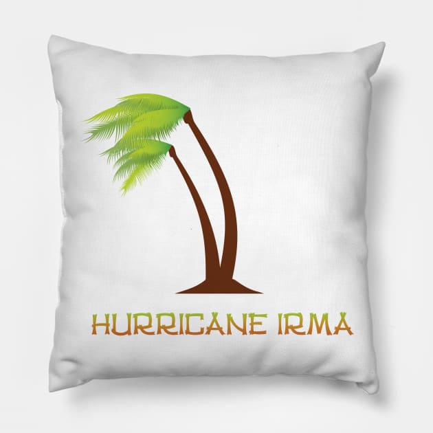 Hurricane Irma Pillow by thetruetee