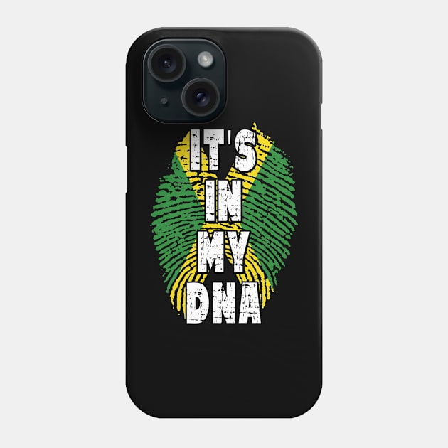 It's In My DNA - Jamaica is my DNA Phone Case by Jas-Kei Designs