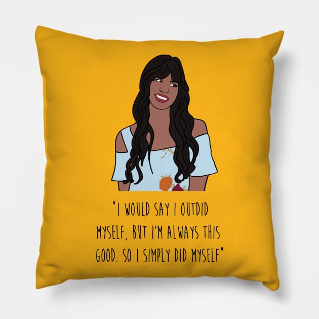 The Good Place Tahani Quote Pillow by BasicBeach