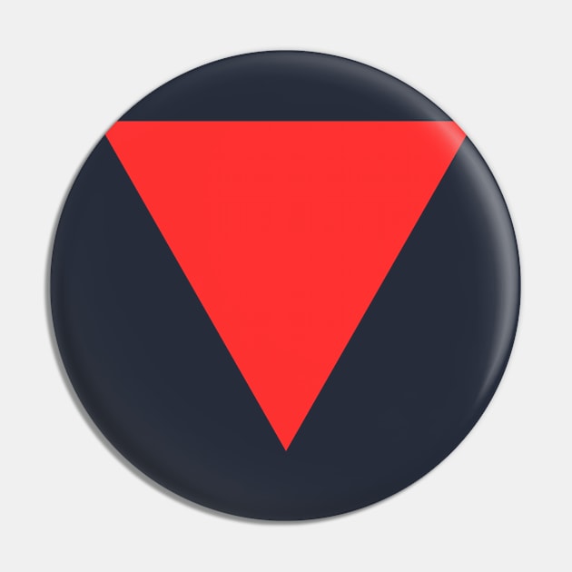 Free gaza - red triangle Pin by T-SHIRT-2020