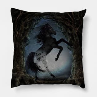 Dark horse Pillow