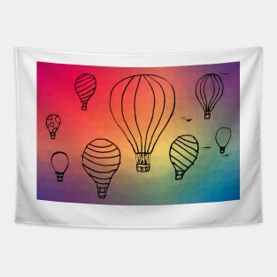 Hot Air Balloons Tapestry