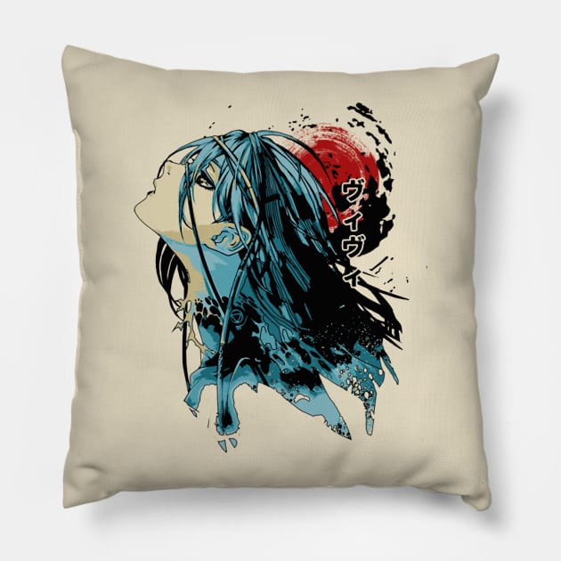 Vivy Fluorite Eyes Song Pillow by pedrsavan.art